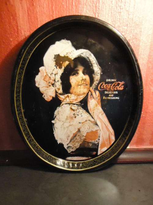 Coca Cola tin tray
