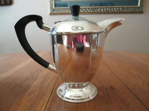Silver plated coffee pot