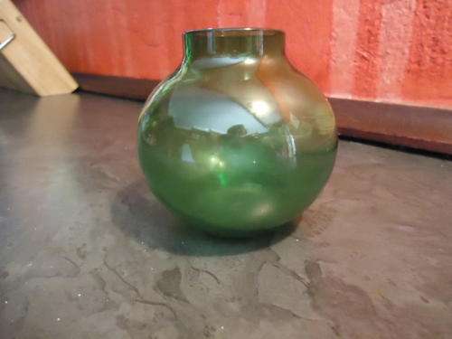 Lovely apple green vase