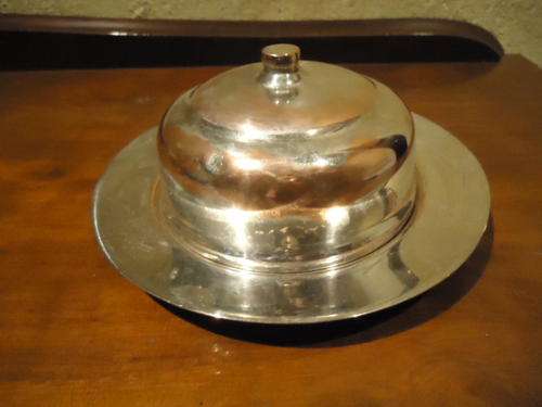 butter dish silver plated