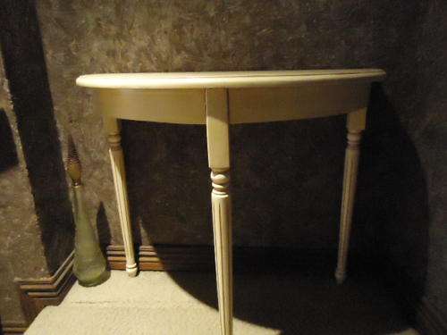 Regency half moon Table