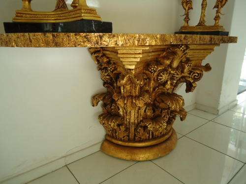 Gold leaf Hall table