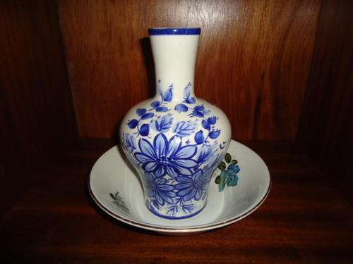 Empire porcelain dish plus lovely vase