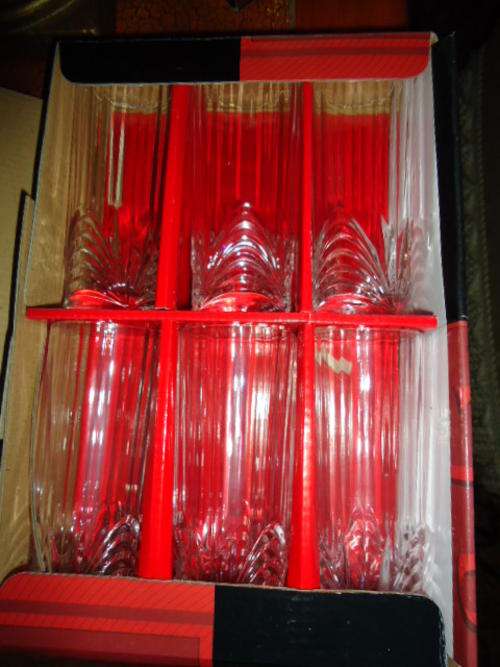 Set of 6 hi-ball glasses