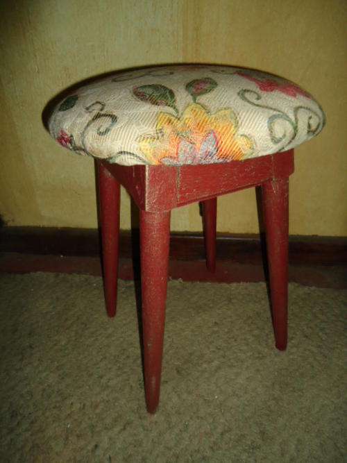 Lovely old milk maids stool