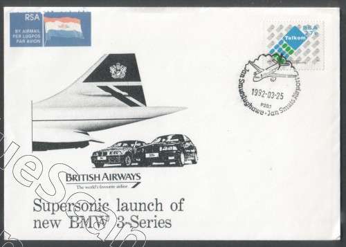 BRITISH AIRWAYS 1992 Launch of new BMW 3 series, South Africa