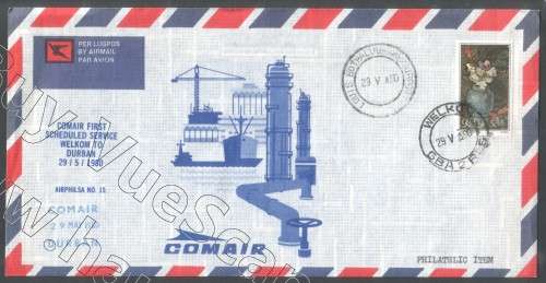 COMAIR (South Africa) 1980 First Scheduled Service  Welkom-Durban
