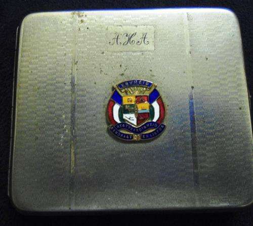 ** Cigarette case - Vryheid emblem **