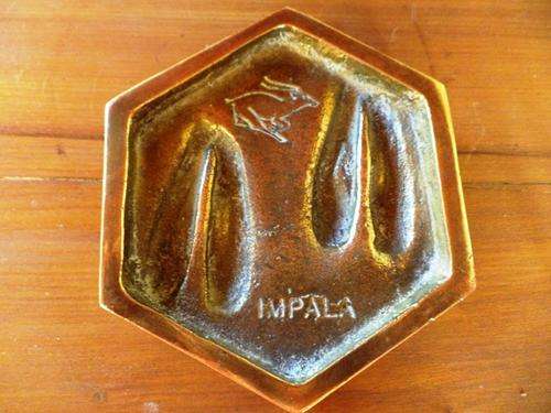 R1/NR!  IMPALA SPOOR IMPRINTED IN BRASS BY B.W. GENIS 1996