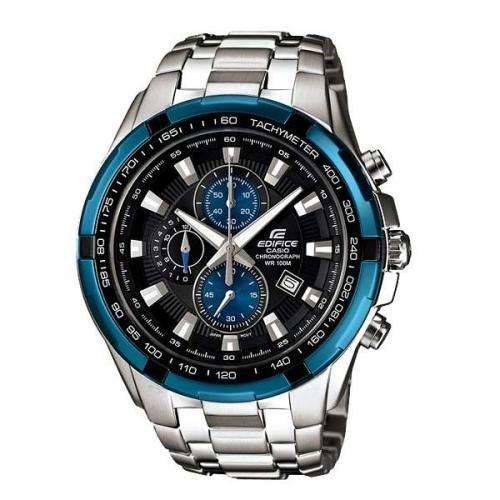 **STYLISH** CASIO EDIFICE 539D MENS BLUE CHRONOGRAPH WATCH