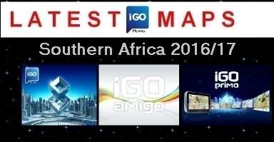 iGO MY WAY SOUTHERN AFRICA MAPS WITH SPEED CAM WARNING