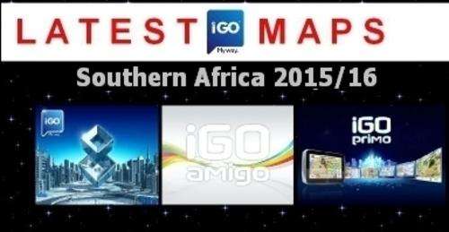iGO MY WAY LATEST AVAILABLE SOUTHERN AFRICA MAP UPGRADE FOR 2015/16 - FREE SHIPPING!