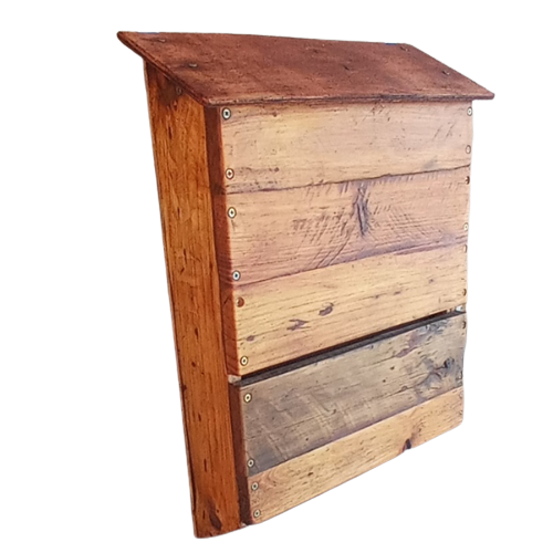 Three Chamber Wooden Bat House / Box