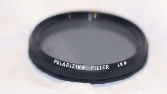 49mm Circular Polarising filter, ASAHI PENTAX, Japan