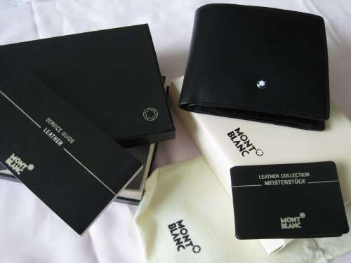 MONT BLANC Meisterstück Wallet 4cc With Coin Case