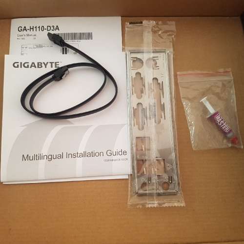 Gigabyte H110-D3A  motherboard bundle