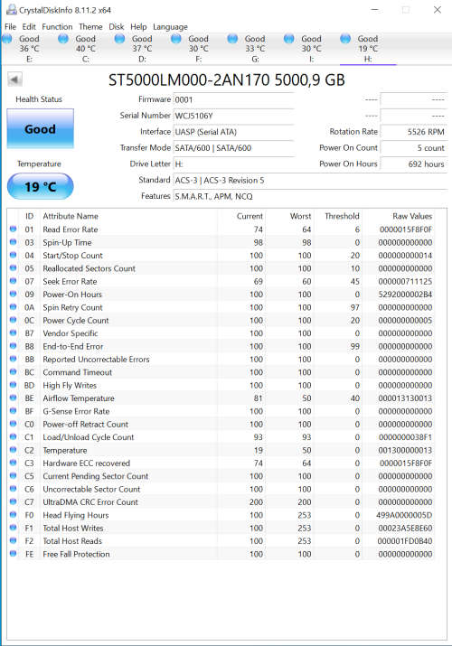 5TB Seagate Portable Drive