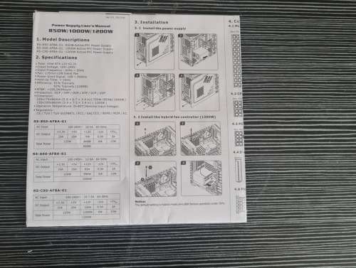 Coolermaster V1200 PSU