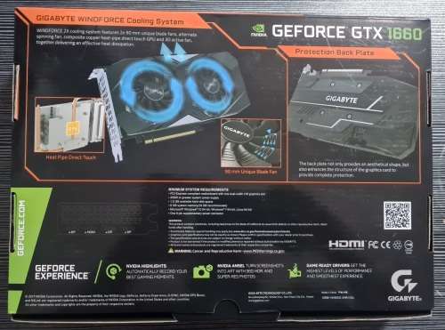 Gigabyte GTX 1660 6GB GDDR5