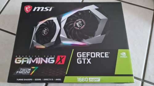 MSI Nvidia GeForce GTX 1660 SUPER Gaming X 6GB GDDR6 RGB Mystic Light