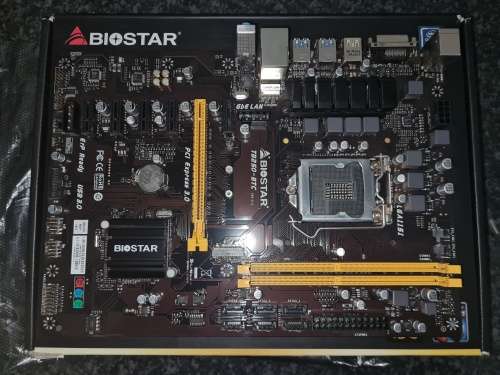Biostar TB250-BTC, CPU ,Ram and SSD  Combo