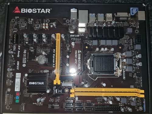Biostar TB250-BTC, CPU ,Ram and SSD  Combo