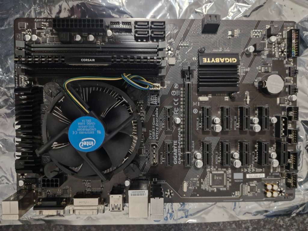 Intel Core i5 6th gen ,Gigabyte B250 motherboard, Ram and SSD combo