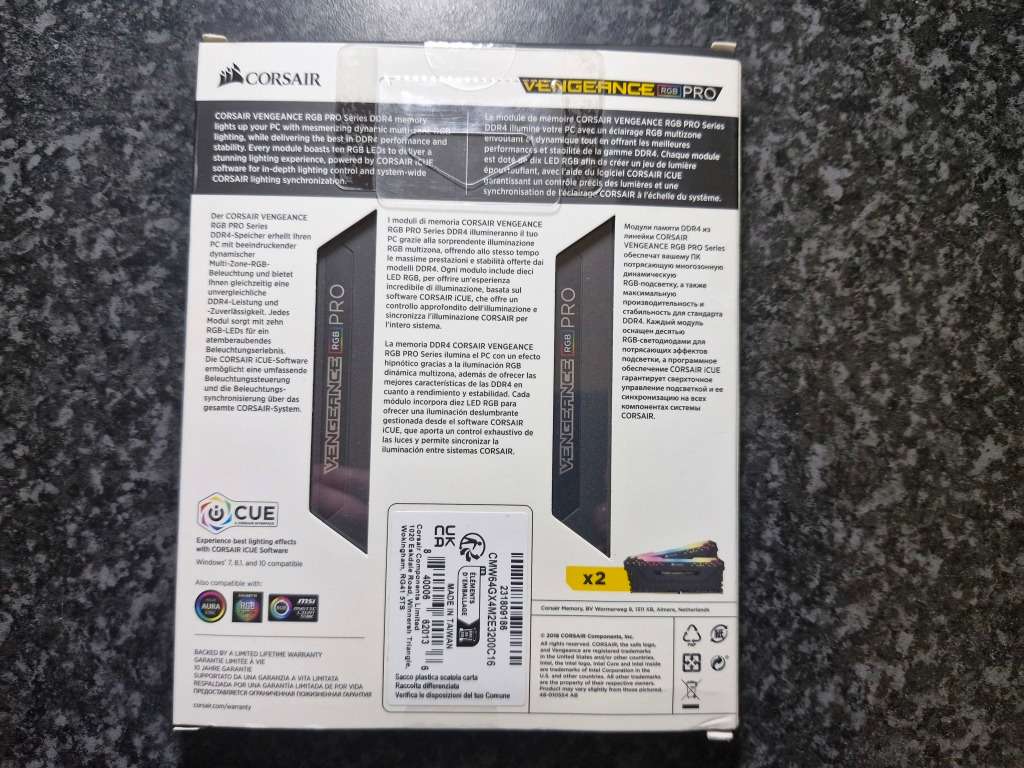 Aorus Master Z490, I9 10850K, Corsair Vengeance Pro 64GB Ram Combo