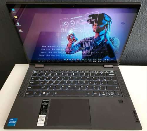 Core i3 11th Gen Lenovo Flex 5, 2in1 Touchscreen Gaming Laptop, 512NVMe, 8G RAM, Backlit-keys, DEMO