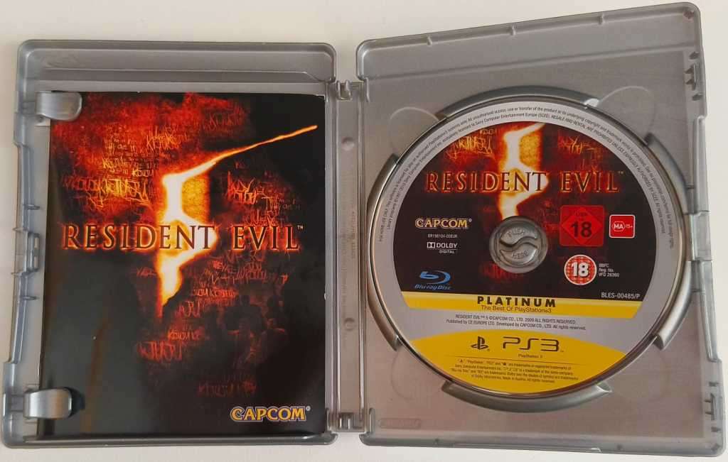 PS3 GAMES RESIDENT EVIL, PLATINUM PS3 PLAYSTATION 3 GAMES