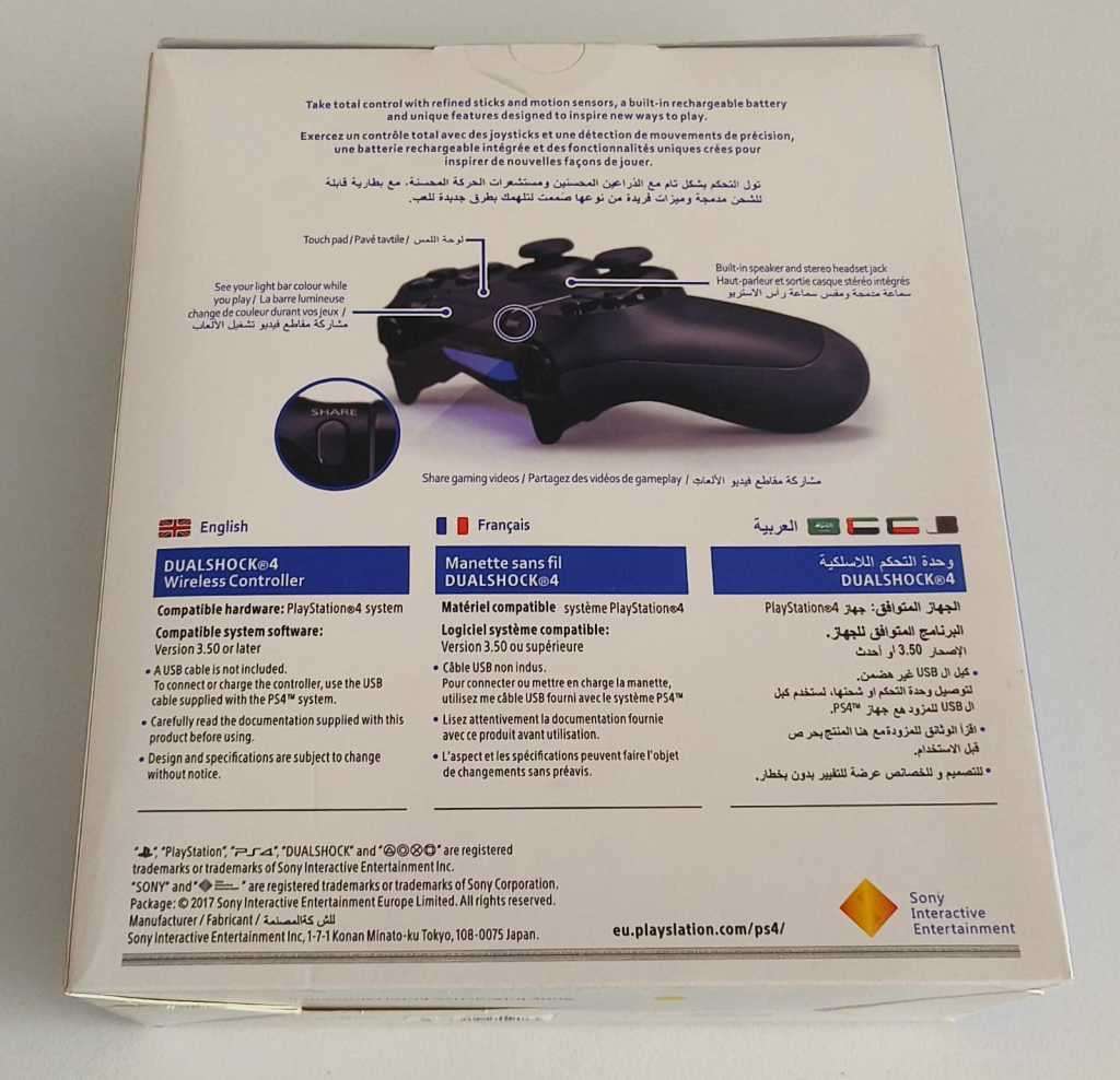 SONY PS4 Dualshock 4 V2 Controller White