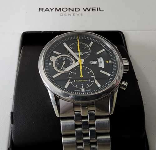 RAYMOND WEIL Geneve Self-winding, Chronograph Watch Hand made Swiss, Box + Warranty