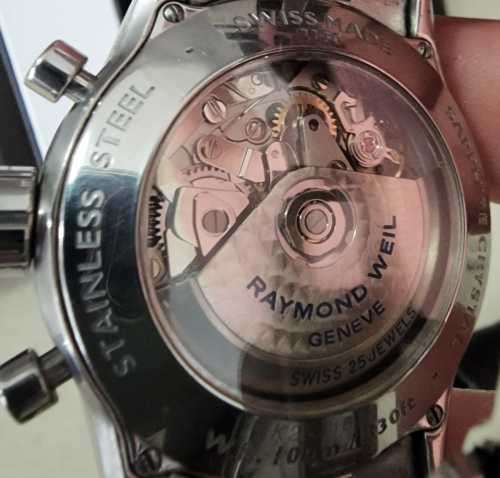 RAYMOND WEIL Geneve Self-winding, Chronograph Watch Hand made Swiss, Box + Warranty