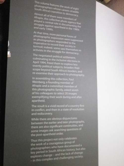 Then & Now:Eight South African Photographers. Collected by Paul Weinberg. 2008. 2nd Edition. S/cover