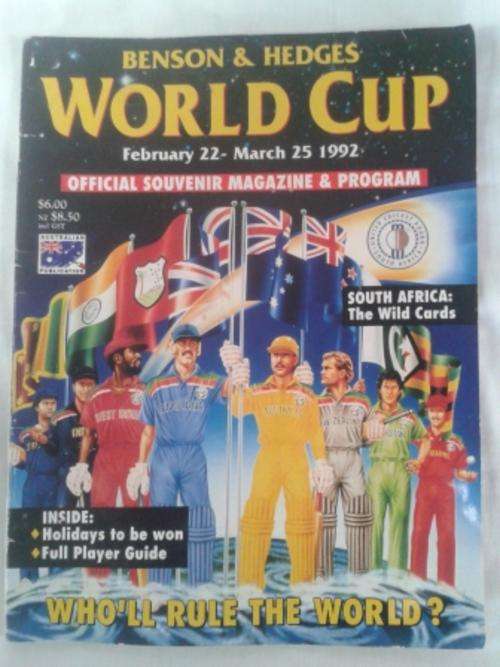 Benson & Hedges World Cup - Feb 22 - March 25 1992