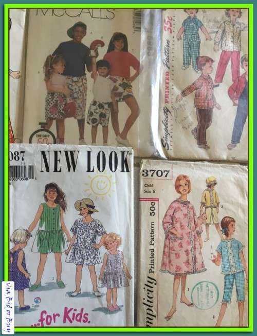 JOB LOT D: 15 KIDDIES PATTERNS UNCHECKED