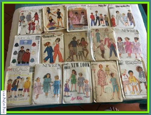JOB LOT D: 15 KIDDIES PATTERNS UNCHECKED