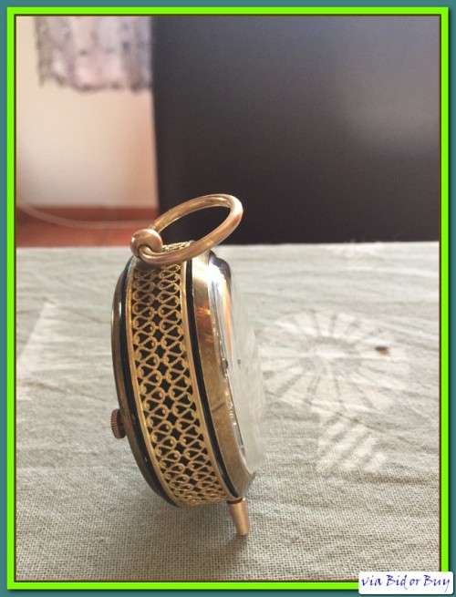 VINTAGE: WEST GERMANY JERGER ALARM CLOCK (IN WORKING CONDITION)