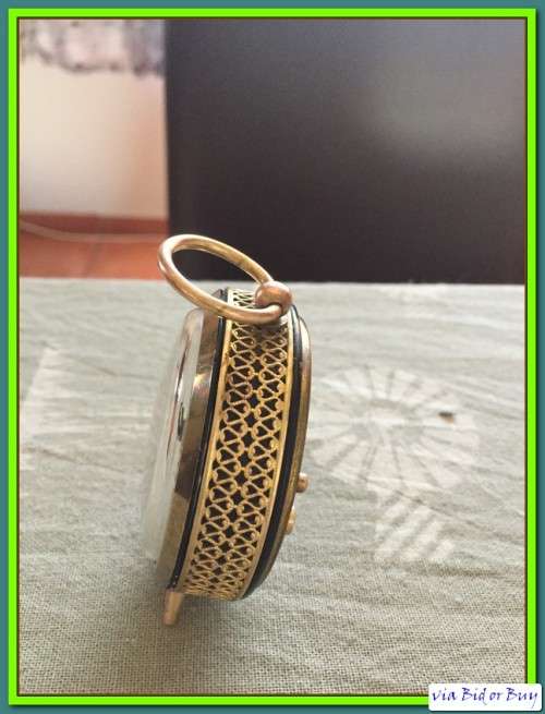 VINTAGE: WEST GERMANY JERGER ALARM CLOCK (IN WORKING CONDITION)