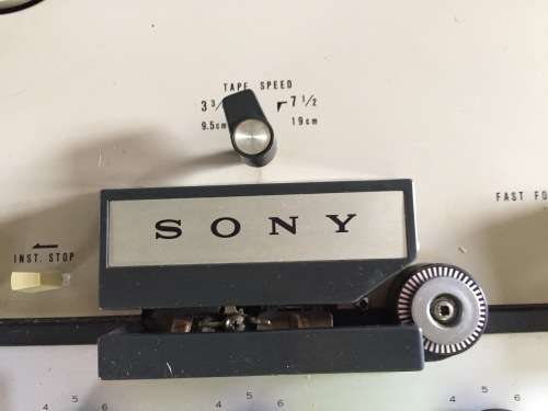1964 ANTIQUE SONY STEREO TAPERECORDER TC-200