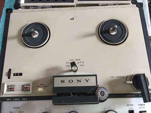 1964 ANTIQUE SONY STEREO TAPERECORDER TC-200