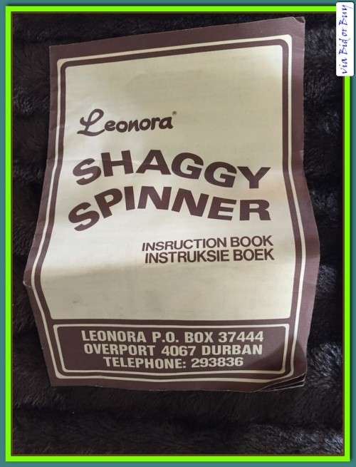 LEONORA SHAGGY SPINNER (RUBBERS MISSING REFER PICS) PATENT 77/4909