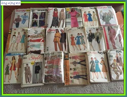 SEWING PATTERNS BATCH C - AS PER PICS 18 PATTERNS