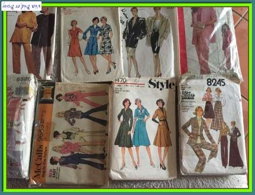 SEWING PATTERNS BATCH C - AS PER PICS 18 PATTERNS