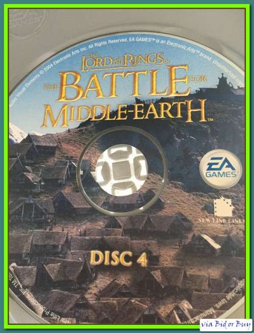 PC GAME - LORD OF THE RINGS (THE BATTLE FOR MIDDLE-EARTH) NO BOOKLET, NO SERIAL KEY