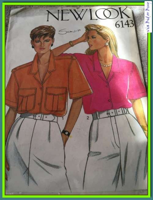 PATTERN NEW LOOK 6143 - BLOUSE (SIZE 8-18)