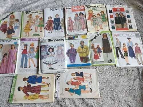 PATTERNS KID JOBLOTS B: 14 KIDDIES PATTERNS