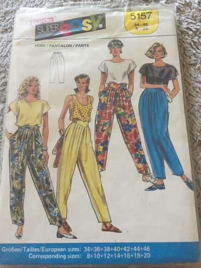 PATTERN BURDA 5157 - PANTS (SIZE 8-20)