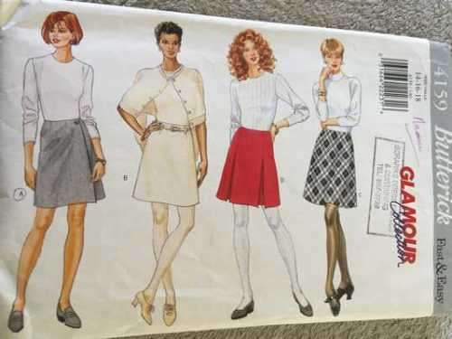 PATTERN BUTTERICK 4159 - SKIRTS (SIZE 14-16-18)