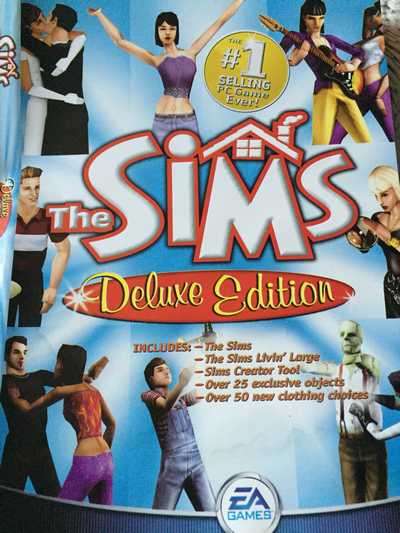 PC - THE SIMS DELUXE EDITION (WITH BOOKLET AND LICENCE CODE)